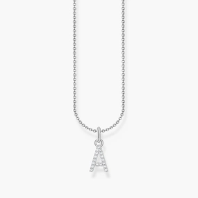 Thomas Sabo Sterling Silver Letter A Necklace