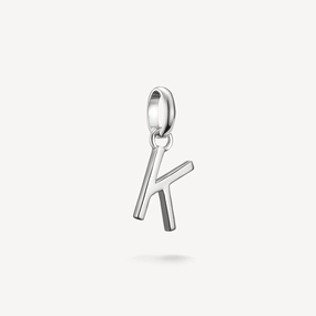 Thomas Sabo Sterling Silver Letter K Connect Charm