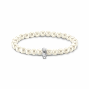 Thomas Sabo Sterling Silver Pearl Bracelet D