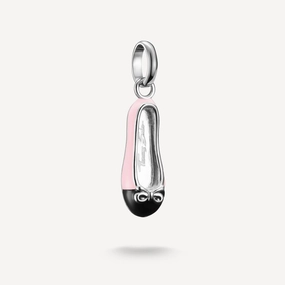 Thomas Sabo Sterling Silver Pink Ballerina Connect Charm