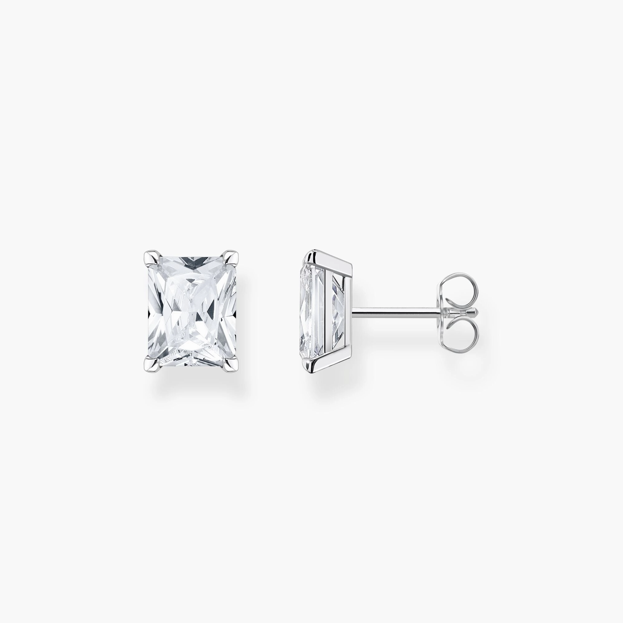 Thomas Sabo Sterling Silver White Stud Earrings