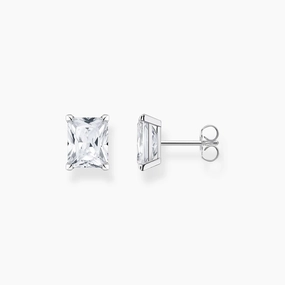 Thomas Sabo Sterling Silver White Stud Earrings