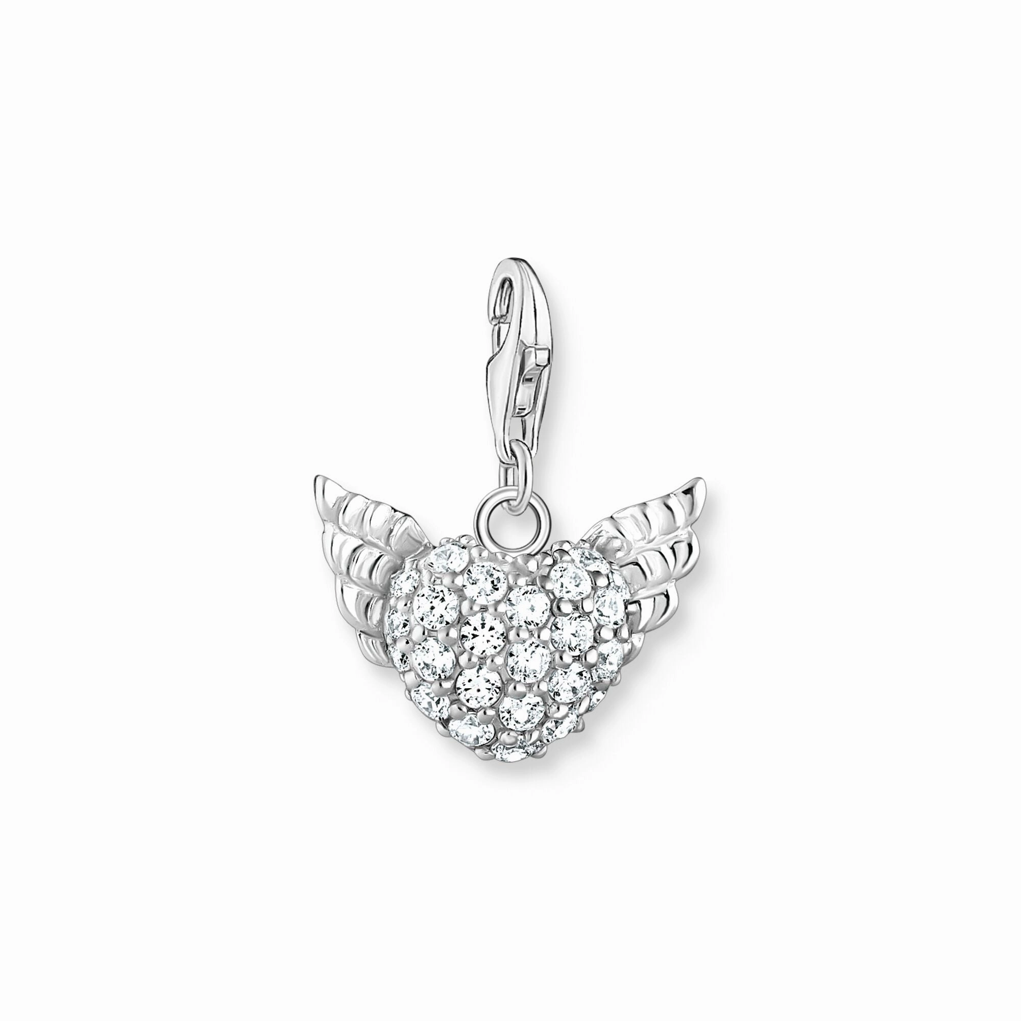 Thomas Sabo Sterling Silver Winged Heart Charm
