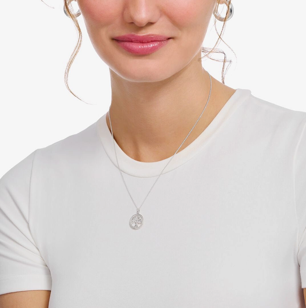 Thomas Sabo Tree of Love with Cz Necklace