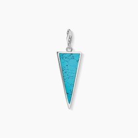 Thomas Sabo Turquoise Triangle Pendant Charm