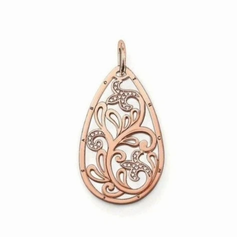 Thomas Sabo Womans Rose Gold Plated Pendant Charm