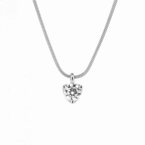 Three Claw Snake Chain Zirconia Necklace N4499