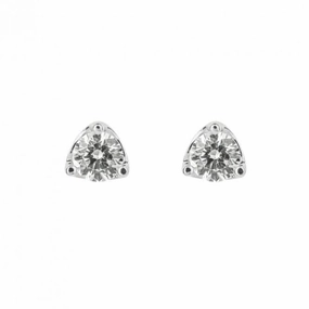 Three Claw Solitaire Zirconia Stud Earrings E6188