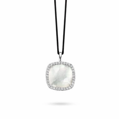 Ti Sento Sterling Silver Mother Of Pearl Pendant D