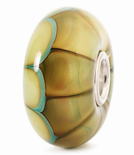 Trollbeads Bead Aqua Edge Pumpkin Silver