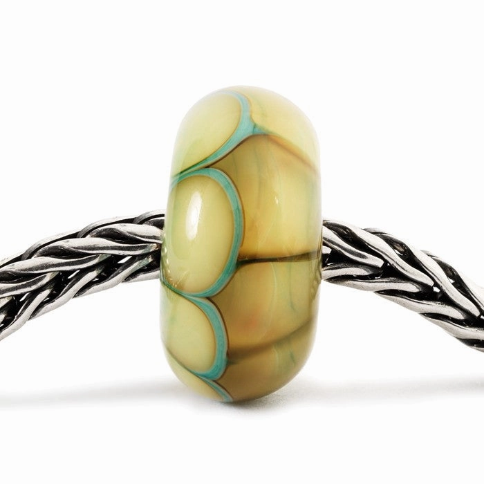 Trollbeads Bead Aqua Edge Pumpkin Silver
