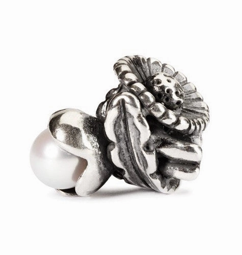 Trollbeads Bead Daisy of April Silver