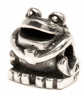 Trollbeads Bead Frog Silver