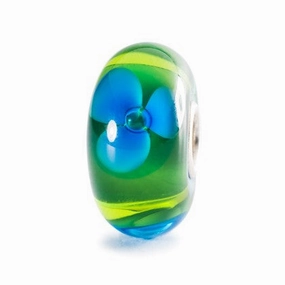 Trollbeads Bead Glass Brook Flowers