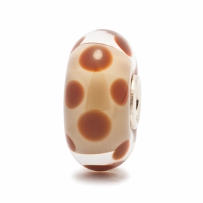 Trollbeads Bead Glass Chocolate Dot