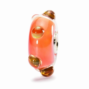 Trollbeads Bead Glass Coral Opal