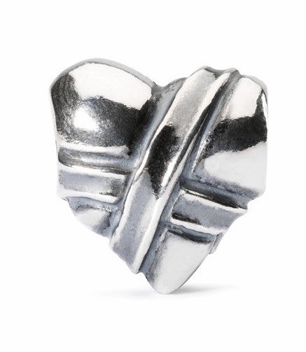 Trollbeads Bead Heart Bow Silver