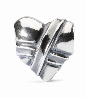 Trollbeads Bead Heart Bow Silver