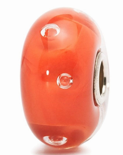 Trollbeads Bead Peach Bubbles Silver