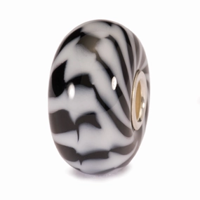 Trollbeads Bead Zebra Glass  D