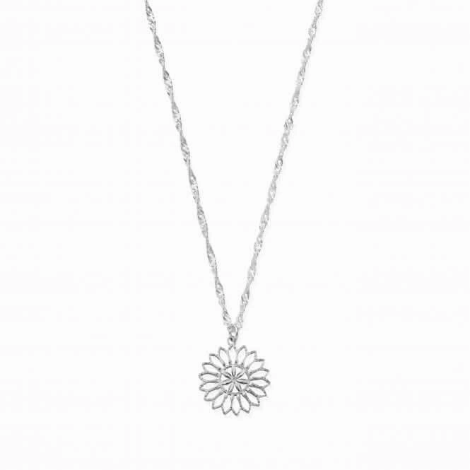 Twisted Rope Chain Flower Mandala Necklace SNTR3278