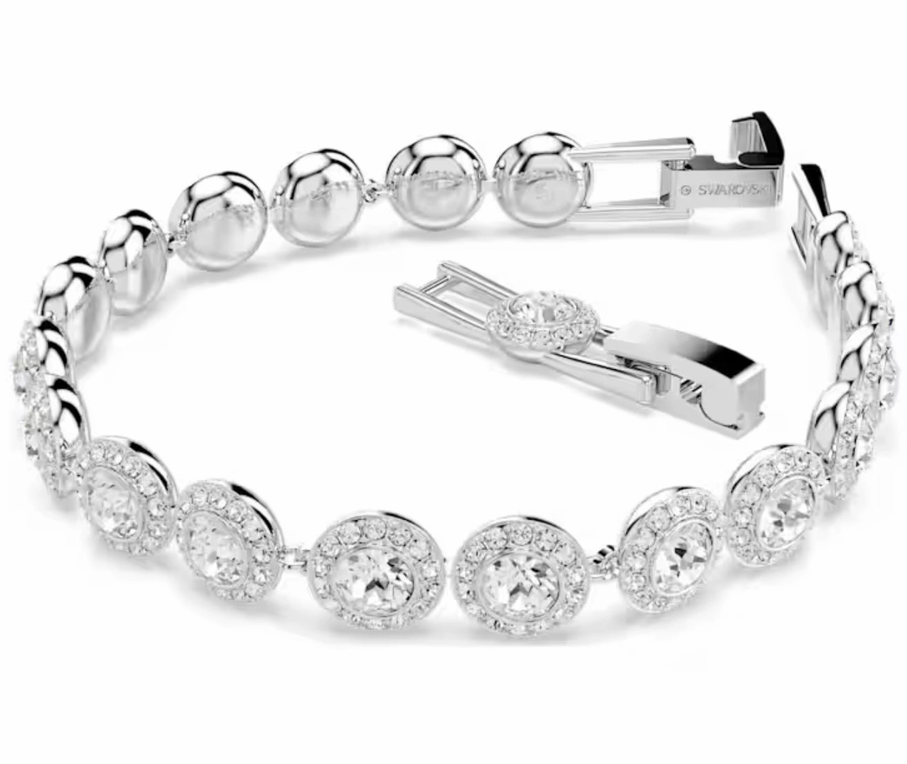 Una Angelic Round Cut Tennis Bracelet