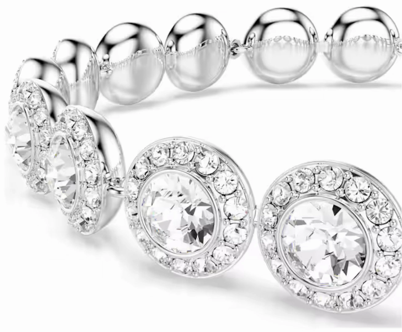 Una Angelic Round Cut Tennis Bracelet