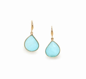 VICTOIRE laminated capiz drop (blue)