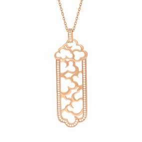 Vixi Jewellery Daydream Rose Gold Column Necklace D