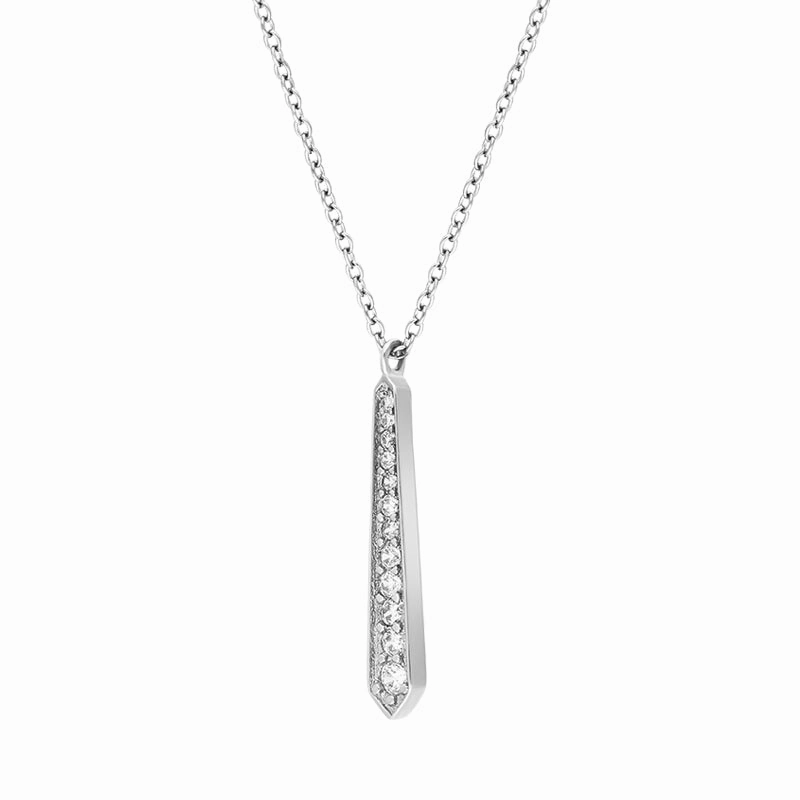 Vixi Jewellery Sunbeam Sterling Silver Bar Necklace D