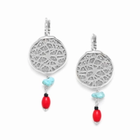 WINA Openwork Round French Hooks Earring